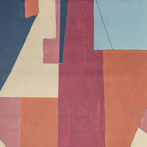 District Paper - Claret Multi By Lee Jofa Modern | Kelly Wearstler Wallcoverings V | Modern Wallcovering