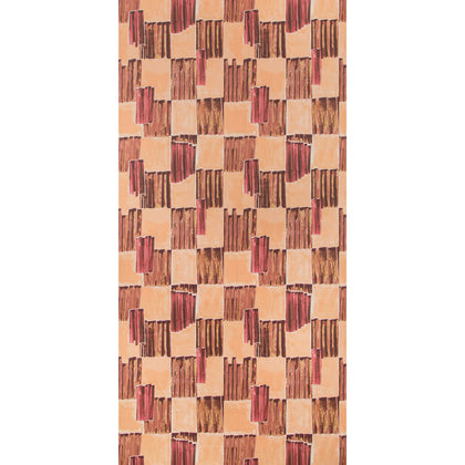 Lyre Paper - Fiery Red By Lee Jofa Modern | Kelly Wearstler Wallcoverings V | Modern Wallcovering