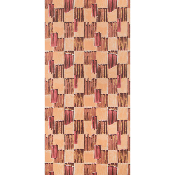 Lyre Paper - Fiery Red By Lee Jofa Modern | Kelly Wearstler Wallcoverings V | Modern Wallcovering