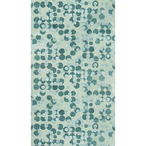 Hex Paper - Lagoon Turquoise By Lee Jofa Modern | Kelly Wearstler Wallcoverings V | Modern Wallcovering