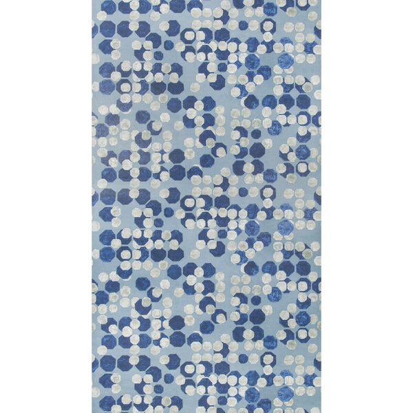 Hex Paper - Marine Blue By Lee Jofa Modern | Kelly Wearstler Wallcoverings V | Modern Wallcovering