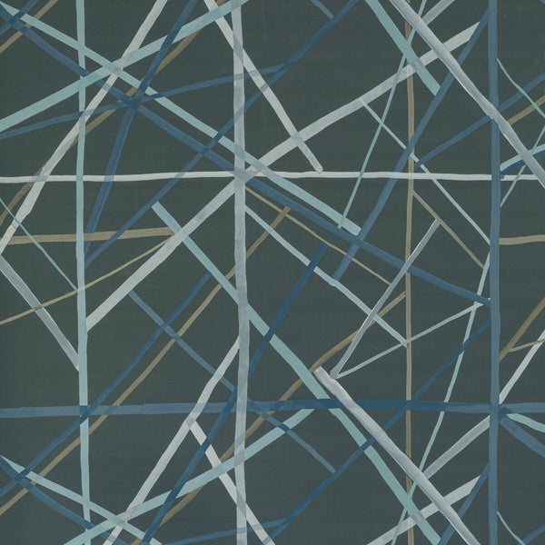 Simpatico Paper - Raven Multi By Lee Jofa Modern | Kelly Wearstler Vi |Abstract Modern Wallcovering