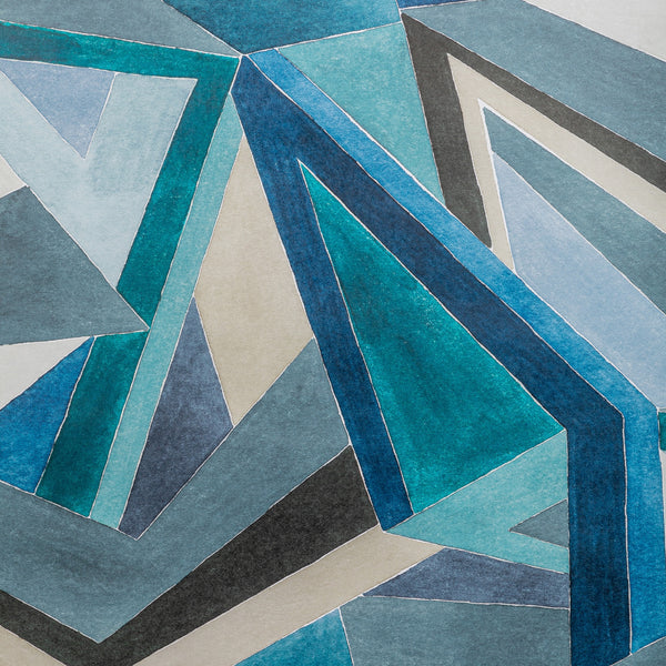 Roulade Paper Navy/Teal | Groundworks