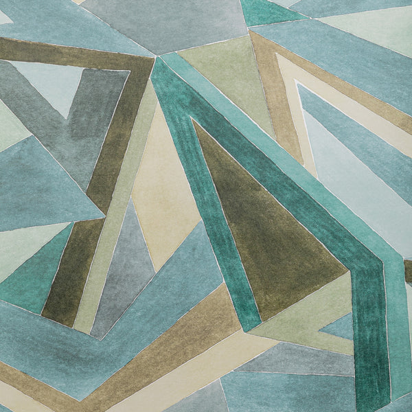 Roulade Paper Aqua/Dune | Groundworks