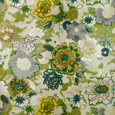 Arioso Print - Stone/Jade Green By Lee Jofa Modern | Rhapsody |Botanical & Floral  Multipurpose Print