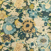 Arioso Paper - Marine/Citron Multi By Lee Jofa Modern | Rhapsody Wallcovering | Botanical & Floral Wallcovering Print