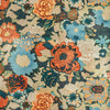 Arioso Paper - Sea/Spice Multi By Lee Jofa Modern | Rhapsody Wallpaper | Botanical & Floral Wallcovering Print