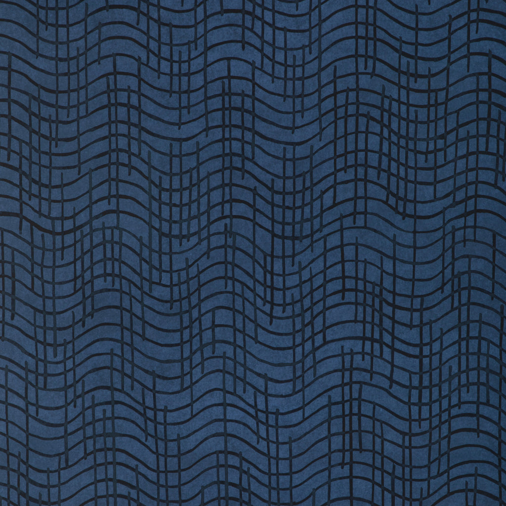 Dada Paper - Denim Blue By Lee Jofa Modern | Kelly Wearstler Wallcoverings Vii | Modern Wallcovering