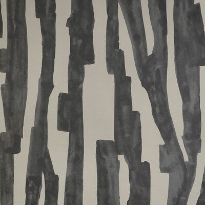 Intargia Paper - Raven Black By Lee Jofa Modern | Kelly Wearstler Wallcoverings Vii | Modern Wallcovering