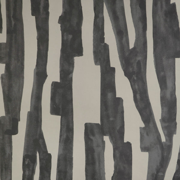 Intargia Paper - Raven Black By Lee Jofa Modern | Kelly Wearstler Wallcoverings Vii | Modern Wallcovering
