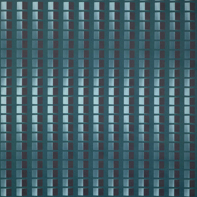 Refrakt Paper - Peacock Teal By Lee Jofa Modern | Kelly Wearstler Wallcoverings Vii |Modern Geometric Wallcovering