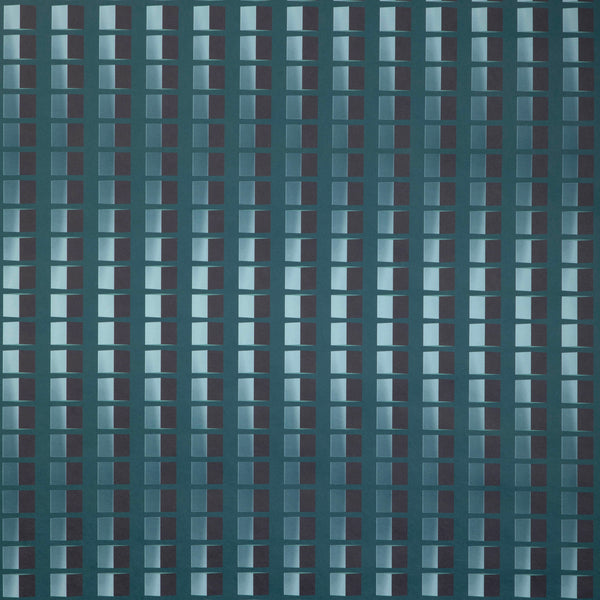 Refrakt Paper - Peacock Teal By Lee Jofa Modern | Kelly Wearstler Wallcoverings Vii |Modern Geometric Wallcovering