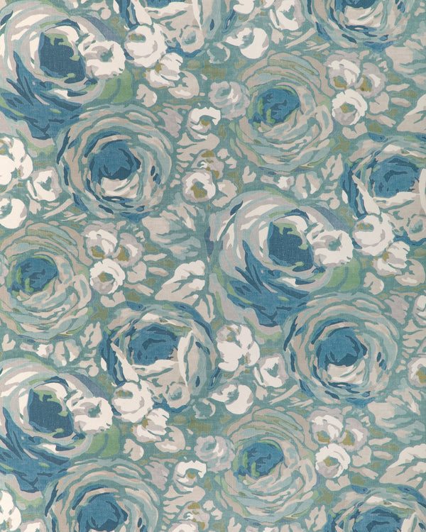 Orchard Paper Aqua/Stone | Groundworks