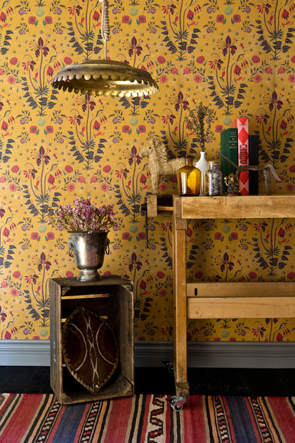 Gypsy - Ochre Wallcovering | Mind the Gap