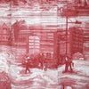 Glasgow Toile Linen Reds