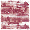 Glasgow Toile Linen Reds