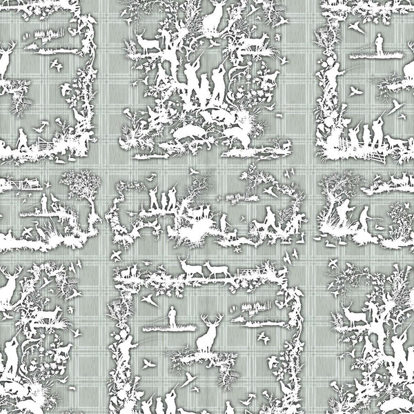 Glorious Twelfth Grey | Timorous Beasties Wallcovering