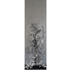 Golden Oriole Wallcovering Panels Silver & Black on Silver Leaf