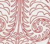 Mauvey Red on Off White