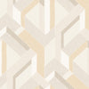 Harriet Geometric Ginger  Wallpaper (Ha21-05) | Koroseal Type 2 Vinyl | Koroseal