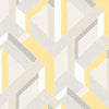 Harriet Geometric Canary  Wallpaper (Ha21-07) | Koroseal Type 2 Vinyl | Koroseal