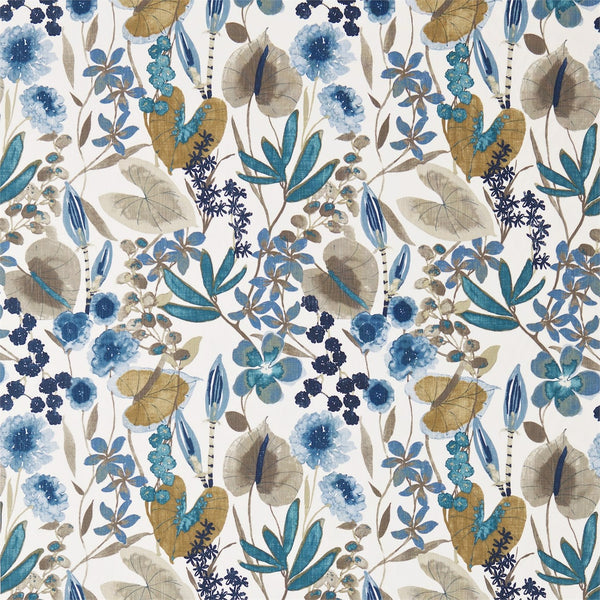 Nalina Indigo / Mustard / Stone | Harlequin