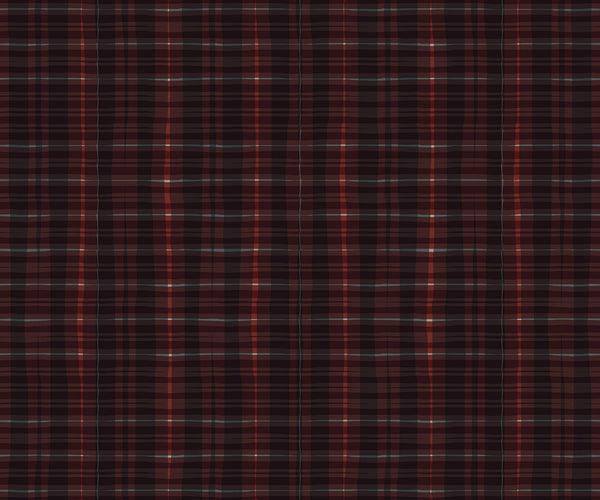 Hank Red - Dark Brown Commercial Wallcovering | Koroseal