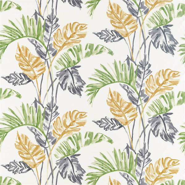 Toshiko Saffron / Charcoal / Wasabi | Harlequin
