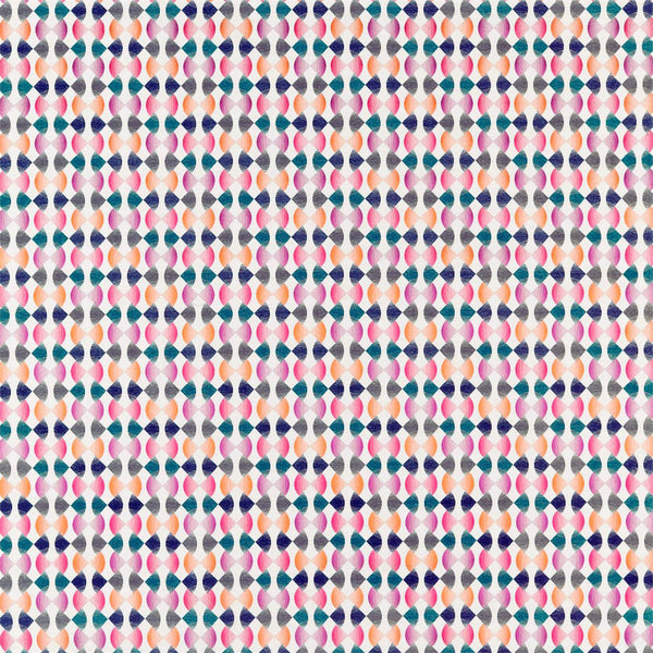 Maiolica Fuchsia / Mandarin / Indigo | Harlequin