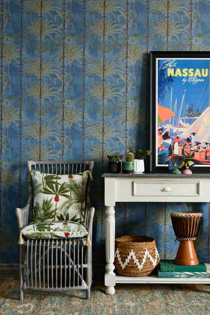 Havana Regatta - Blue Wallcovering | Mind the Gap
