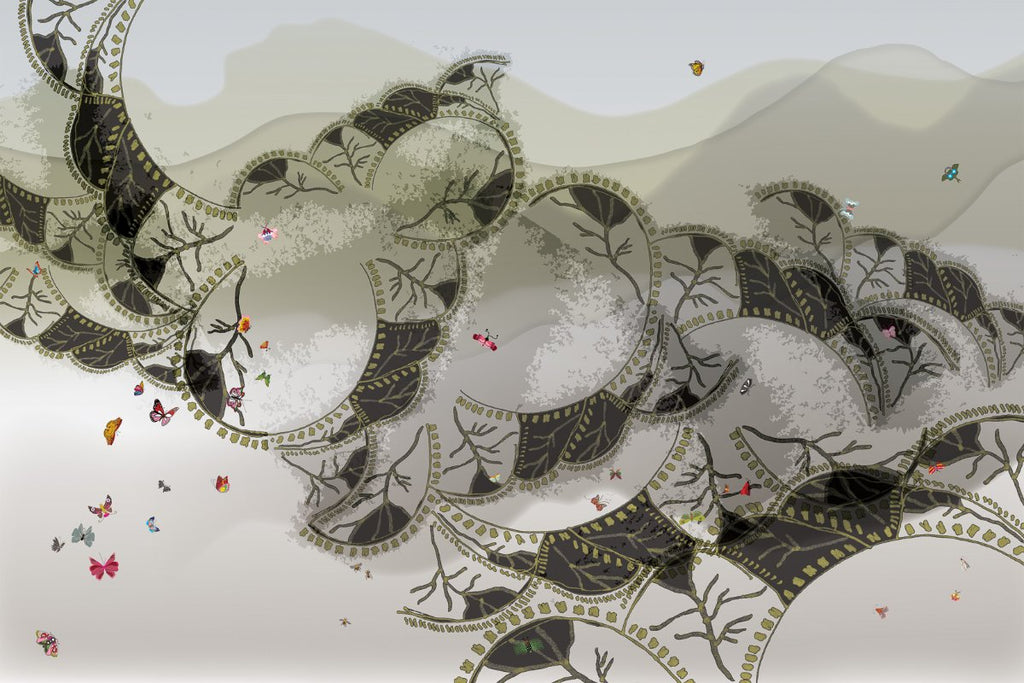 Haze 2-Taupe  Wallpaper (Srd-Hz2-01) | Sarah Rowland | Koroseal