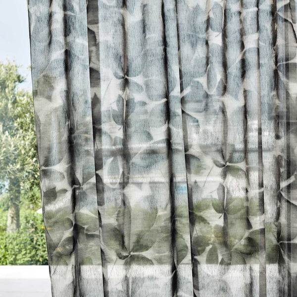 Grounded Sheer Black Earth | Harlequin