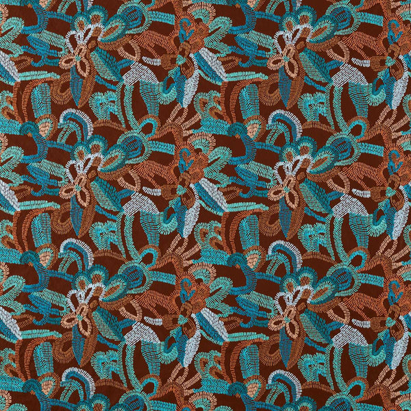 Ania Burgandy/Spice/Turquoise | Harlequin