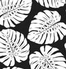 Malibu PS Monstera Leaf Tropical Botanical - Shadow | Peel and Stick Removable Wallpaper