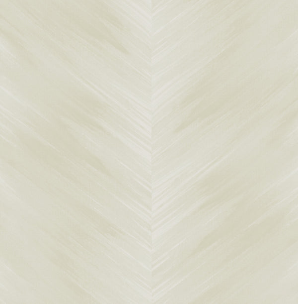 Malibu Ps Washed Chevron Contemporary Chevron - Lace | Peel and Stick Removable Wallcovering