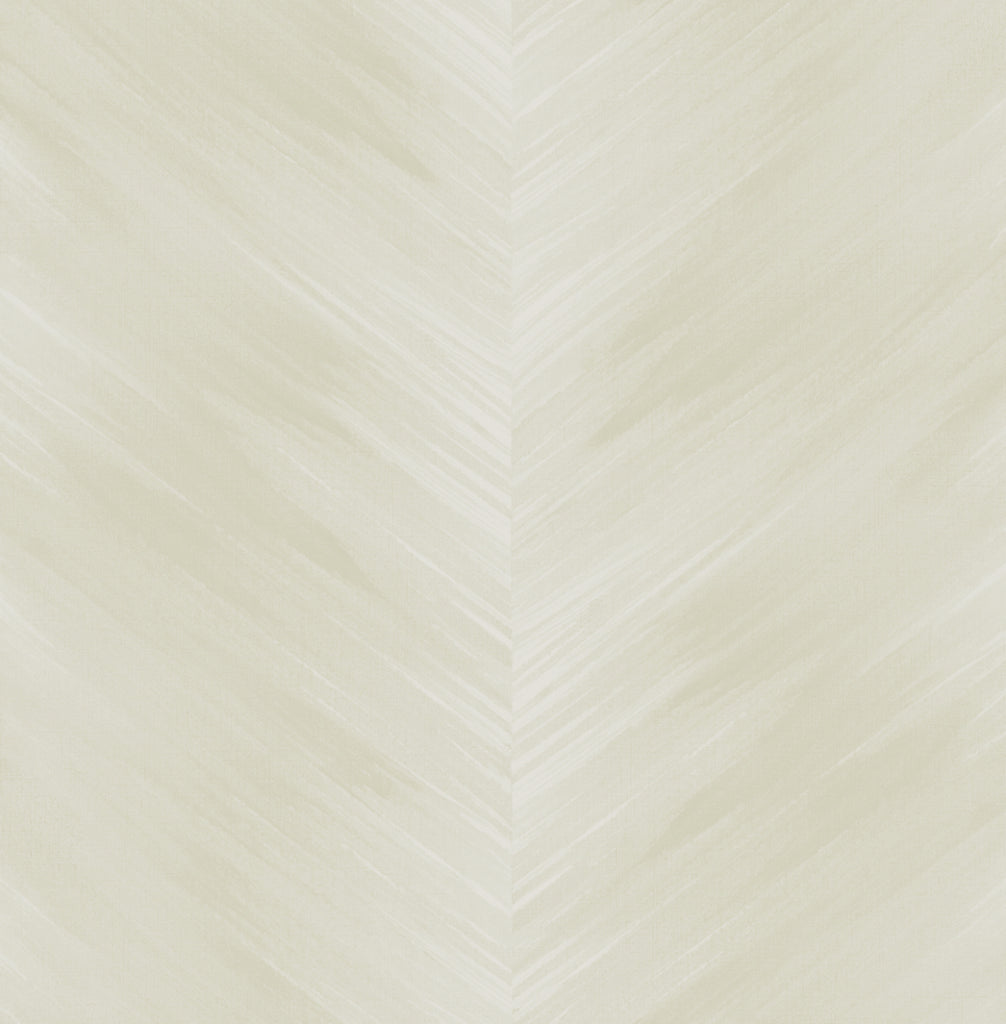 Malibu PS Washed Chevron Contemporary Chevron - Lace | Peel and Stick Removable Wallpaper