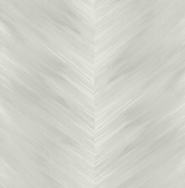 Malibu Ps Washed Chevron Contemporary Chevron - Daydream Grey | Peel and Stick Removable Wallcovering