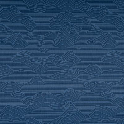 Hillside Lakeside Blue - Dark Blue Commercial Wallcovering | Koroseal