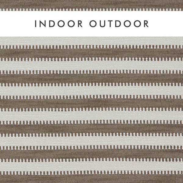 Ocala Stripe Chocolate/Taupe | Harlequin