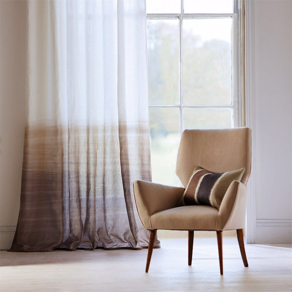 Tranquil Sheer Pebble/Hessian | Harlequin