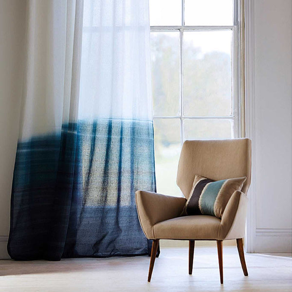 Tranquil Sheer Slate/Aqua | Harlequin