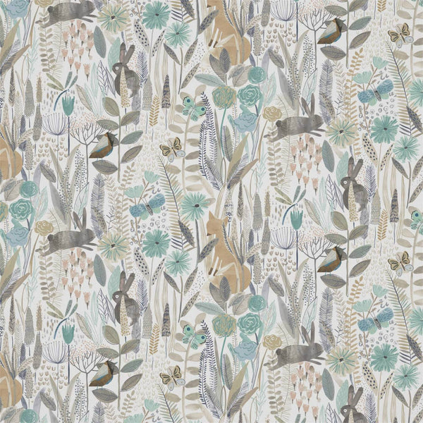 Hide And Seek Linen/Duck Egg/Stone | Harlequin