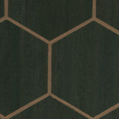 Highlands Honeycomb Wood Weave | Hollywood Wallcoverings