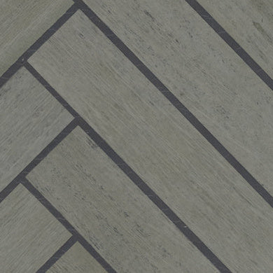 Palazzo Lane - Wood & Metal Chevron | Hollywood Wallcoverings