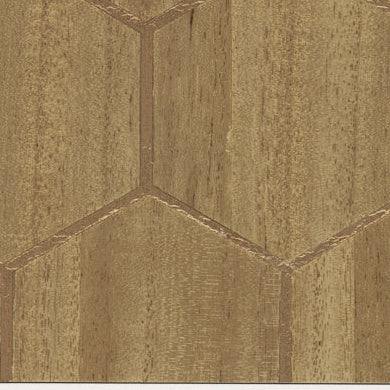 Highlands Honeycomb Wood Weave | Hollywood Wallcoverings