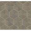 Hexagram Wood Veneer Wallpaper | Jeffrey Stevens