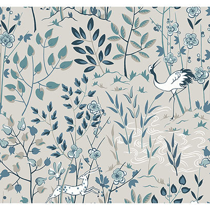 Eureka Cream Wallcovering | Jeffrey Stevens
