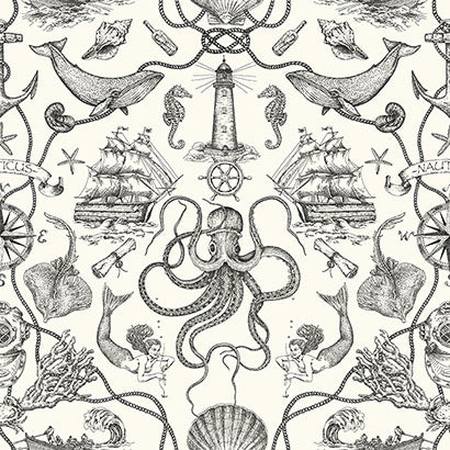 Estero Charcoal Wallcovering | Jeffrey Stevens