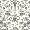 Deep Sea Toile Wallpaper | Jeffrey Stevens