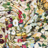 Hollyhocks Cotton Linen Summer, Yard